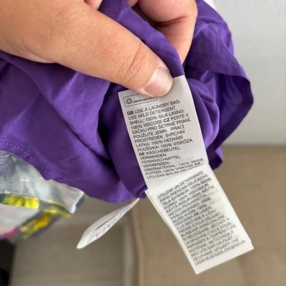 & OTHER STORIES Savoir Printed Silk Bow-Detailed Multi-Color Midi Dress - Picture 7 of 12